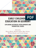 Early Childhood Education in Germany - Exploring Historical Developments and