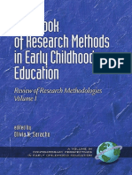Handbook of Research Methods in Early Childhood Education - Research Methodologies, Volume I-Information Age Publishin