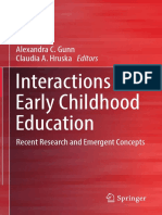 Interactions in Early Childhood Education - Recent Research and Emergent Concepts