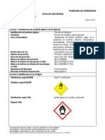 Peroxido de Hidrogeno 50-60% - Hsds