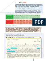 Schritte Modul LESEN Lösung