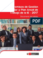 Compromisos de Gestión Escolar y Plan Anual de Trabajo - 2017 - v191216