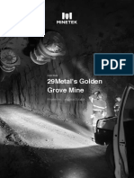 29metal's Golden Grove Mine Case Study: Turnkey Ventilation Solution