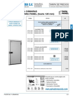 Puertas Camaras Tarifa PVP SalvadorEscoda