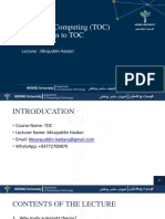 Lec-1 Introduction To TOC