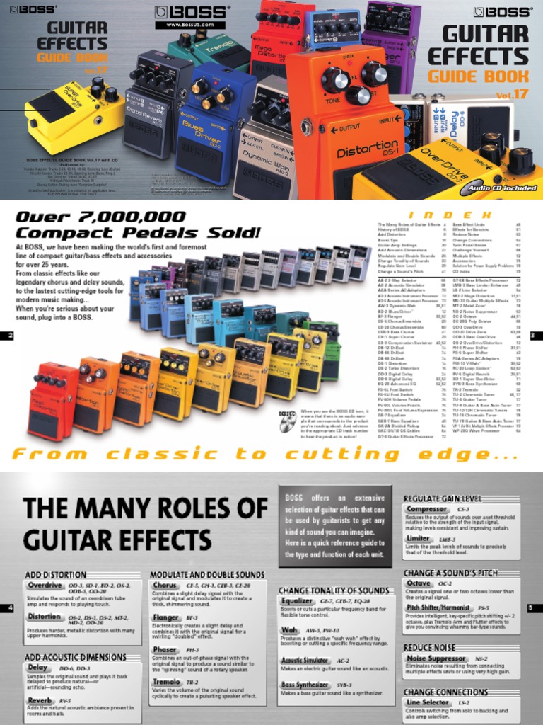 BOSS GuitarEffects GuideBook Vol17 PDF