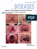 Oral Diseases - 2022 - - Cover Image