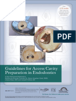 116 Guidelines For Access Cavity