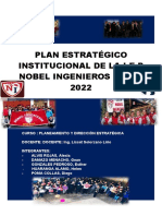 Plan Estratégico Institución Educativa Privada Nobel Ingenieros