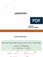 Materi Logaritma (X.8)