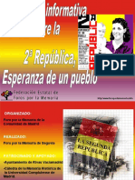 Exposicion 2a Republica Esperanza de Un Pueblo