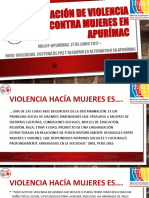 Situación de Violencia Contra Mujeres en Apurímac