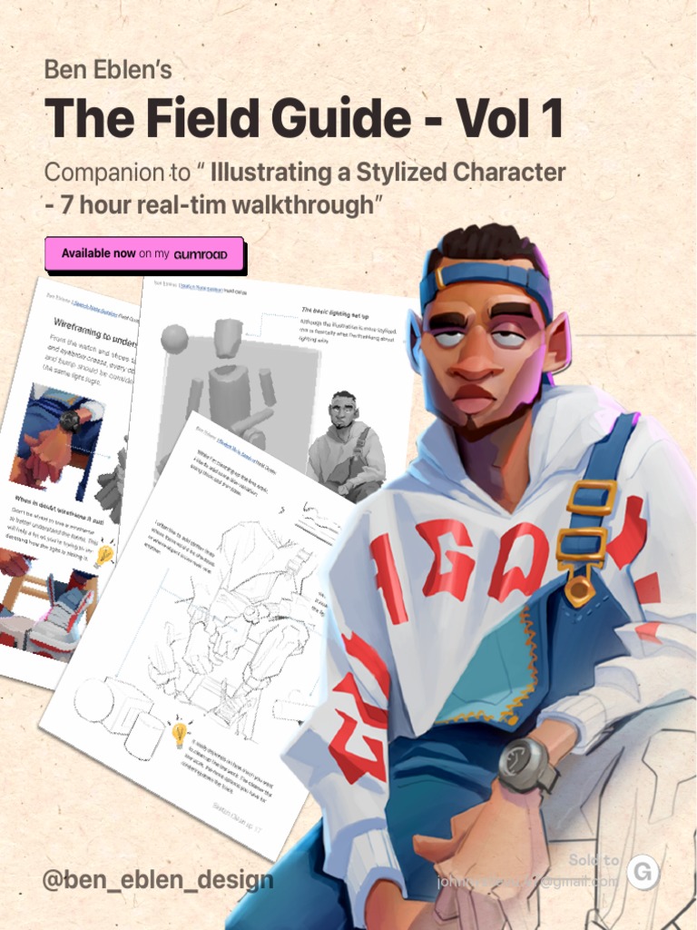 The Field Guide - Companion For Illustrating A Stylized Character - 7 ...