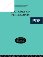 (Muirhead Library of Philosophy, Volume 52) George Edward Moore - Lectures On Philosophy-Routledge (2004)