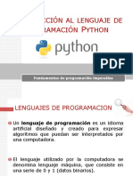 Clase2 - IntroduccionPython