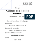 Relaciones de pareja según 'Amarse con los ojos abiertos