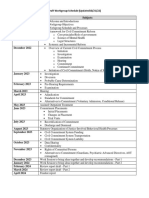 Workgroup Schedule 10.21.22