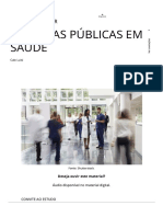 Políticas Públicas em Saúde: Não Pode Faltar