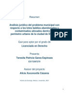 Proyecto Ambiental de Tesis - Derecho - TPGE