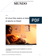 El Virus Zika Reabre El Debate Sobre El Aborto en Brasil - Salud - EL MUNDO