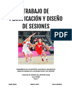 TRABAJO BASKET (Planificación y Diseño de Sesiones)