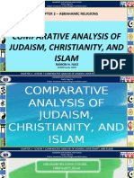 Lesson 7 Comparative Analysis of The Three Abrahamic Religion
