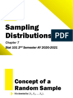 Chapter 7 - Sampling Distributions