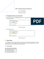 Lista 2 SD - Representações numéricas