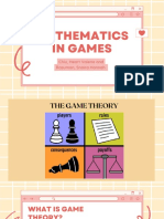 IV. C. Mathematics in Games. Rasuman, Snaira Hannah - Chiu, Valerie Heart