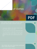 REPORT For GFD (Daily Care of Clothes)