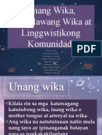 Final Unang Wika at Pangalawang Wika