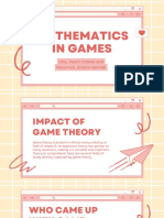 Mathematics in Games