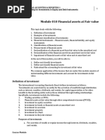 Week 05 - 01 - Module 10 - Financial Assets at Fair Value