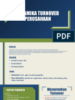 Dinamika Turnover Perusahaan