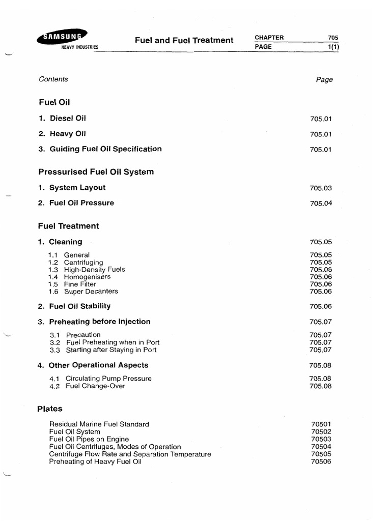 705) Fuel & Fuel Treatment PDF