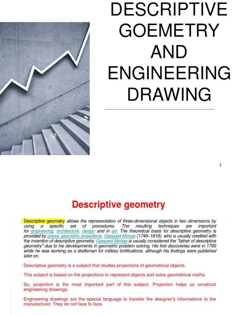 Descriptive Geometry for Engineering Drawings | PDF | Cartesian ...