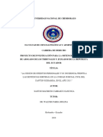 Cesión de créditos personales y sentencias civiles en Riobamba 2015