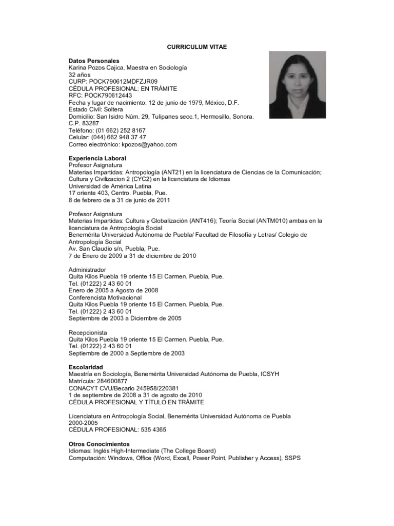 Seminario curriculum vitae 07 picture