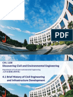 I-4.1 History of Civil Engineering and Infrastructure 2022F