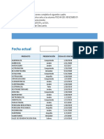 Fórmulas y funciones para completar cuadro de farmacia