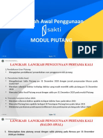 Langkah Awal Penggunaan Aplikasi SAKTI Modul Piutang