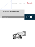 Rotary Cylinder, Series TRR: Technical Data