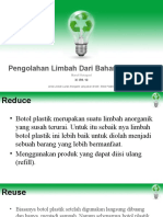 Pengolahan Limbah Dari Bahan Anorganik