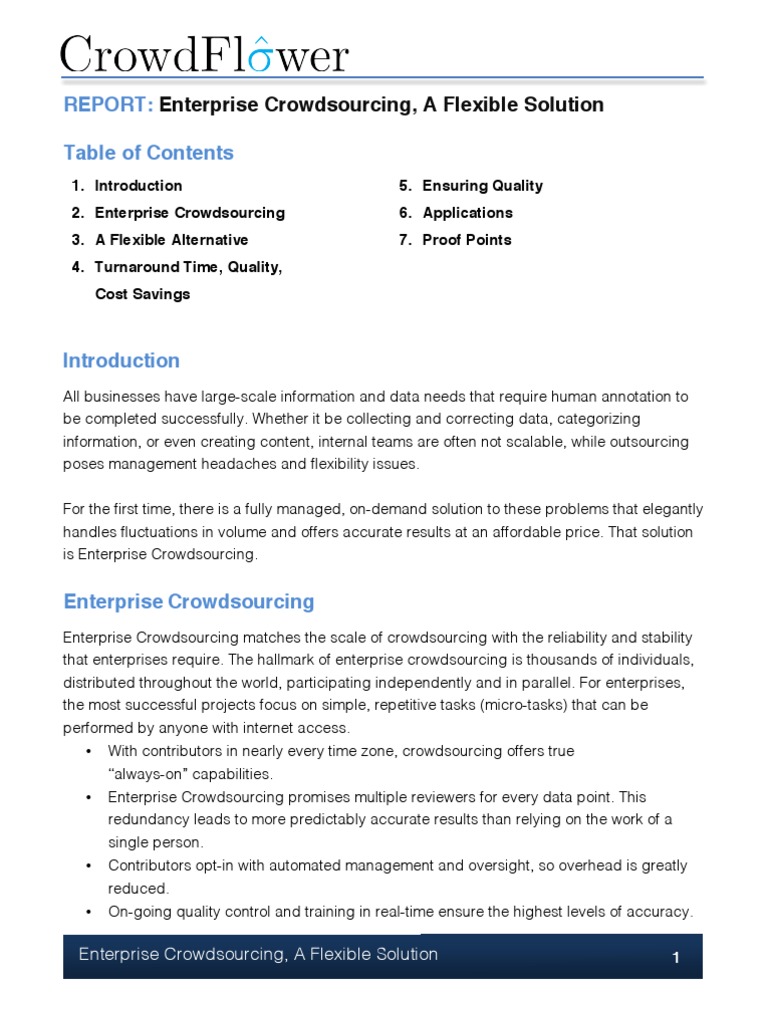 Enterprise Crowdsourcing Explained | PDF | Crowdsourcing | Outsourcing