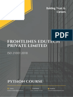 Python Ravi Course Brochure