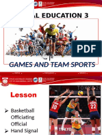 Physical Education 3: Games and Team Sports