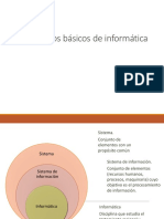 Conceptos básicos de informática y sistemas de información