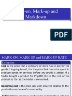 Markupmarkdowngrossmargin