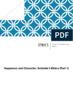 Week 3 - Happiness and Character - Aristotles Ethics (Part 1)