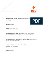 Actividad de Aprendizaje 1. Identificación de Variables para El Análisis Microeconómico.